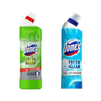 Domex Toilet Cleaner Liquid, Lime Fresh(1l) & Domex Toilet Cleaner Liquid, Ocean Fresh(1l) Combo