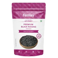Farmley Premium Natural Black Raisins Seedless (Kishmish)