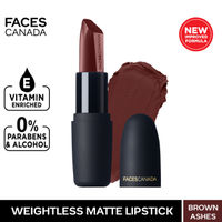 Faces Canada Weightless Matte Finish Lipstick Brown Ashes 25