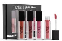 Renee Stay With Me Minis Matte Liquid Lipsticks - Nutty Nudes Each