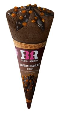 Baskin Robbins Bavarian Chocolate Ice Cream Cone
