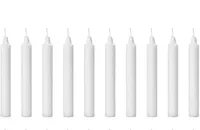 White Candle (Pack Of 10)