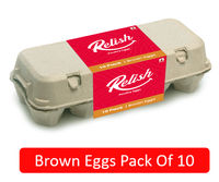 Relish Brown Eggs (Pack of 10)