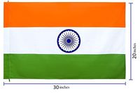 India National Flag (Cloth) 30X20 Inch