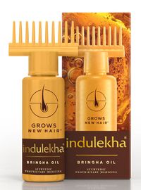 Indulekha Bringha Oil Reduces Hair Fall and Grows New Hair 100% Ayurvedic Oil