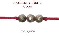 Iron Pyrite Semi Precious Stone Rakhi (Prosperity Pyrite)