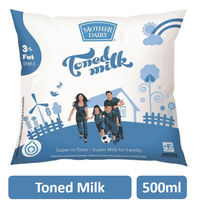 Mother Dairy Toned Fresh Milk (Pouch)