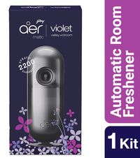 Godrej aer Matic Kit (Machine + 1 Refill) - Automatic Room Fresheners - Violet Valley Bloom