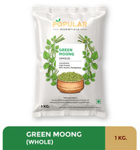 Popular Essentials Green Moong Whole