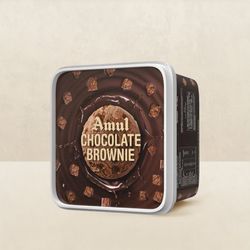 Amul Chocolate Brownie Ice Cream 1 l Buy online at 230 near me