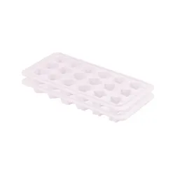 Mainstays Eezy Out Ice Bin - Holds Up to 4 Trays of Standard Ice Cubes -  White Plastic