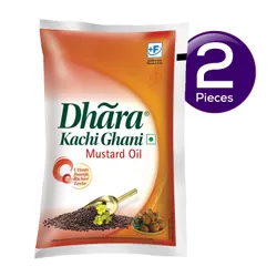 Dhara Kachhi Ghani Mustard Oil Pouch (Pack of 2).jpg