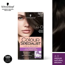 Schwarzkopf Colour Specialist Permanent Hair Colour 4-0 Medium Natural  Brown - Buy online at ₹594 in India
