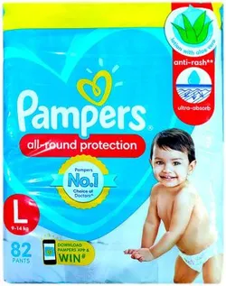 Pampers All round Protection Pants Large Size Baby Diapers  RichesM  Healthcare