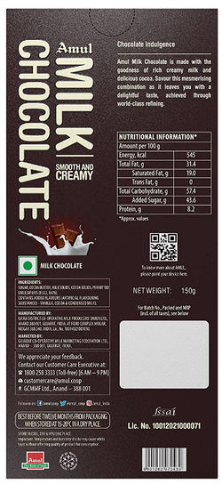 Amul shop chocolate price