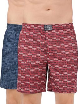 Cotton Boxer For Men - Red Printed Inner Boxers - XYXX – XYXX Apparels