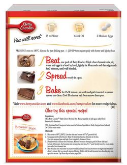 Betty 2025 crocker brownies
