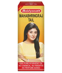 Baidyanath Mahabhringraj Tel Ayurvedic Hair Oil No Added Chemicals or  Fragrance - Buy online at ₹170 in India