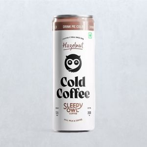 Sleepy Owl Cold Coffee Can - Hazelnut