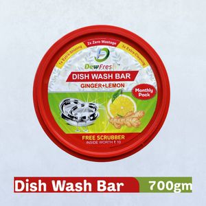 Dew Fresh Dishwash Tub - Ginger & Lemon (Round Tub)