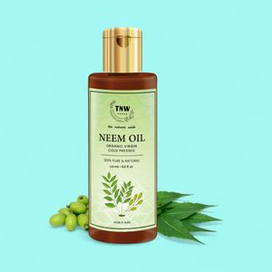 TNW The Natural Wash Pure Neem Oil for Hair & Skin - Controls Acne & Dandruff