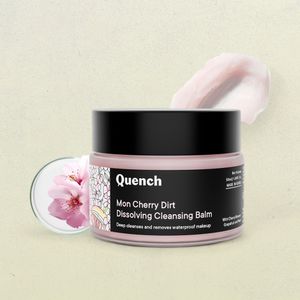Quench Dirt Dissolving Cleansing Balm Korean Makeup Remover & Face Cleanser with Cherry Blossom