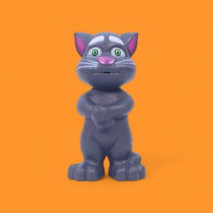Toyshine Mimicing Repeat What You Say Talking Cat For Kids Birthday (2-5 Year Old) - Grey