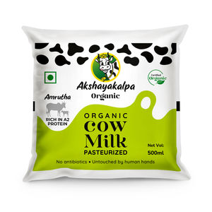Akshayakalpa Amrutha A2 Pasteurized Fresh Milk (Pouch)