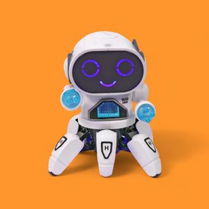 Toyshine Bot Pioneer Dancing Robot Toy For Boys & Girls - White