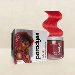Paradyes Ammonia Free Semi-Permanent Hair Color Jar Only Rubra Red