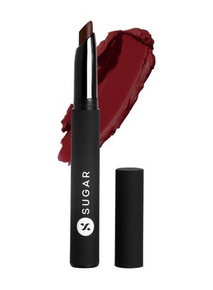SUGAR Cosmetics Matte Attack Transferproof Lipstick - 04 Maroon Vibe (Dark Red)