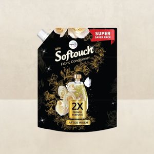 Softouch 2X French Perfume After Wash Liquid Fabric Conditioner With French Rose and Jasmine
