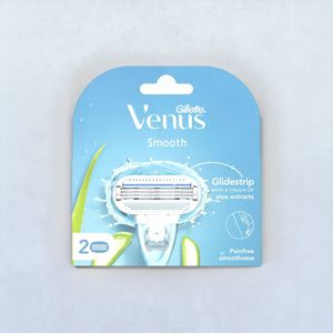 Gillette Venus Smooth Women Hair Removal Razor Blades - (Aloe Vera Glidestrip)