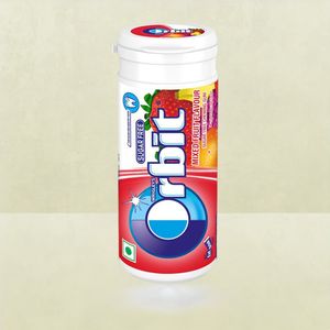 Orbit Sugar Free Mixed Fruit Chewing Gum Pot