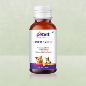Petvit Liver Syrup With 15 Active Ingredients For Healthy Liver