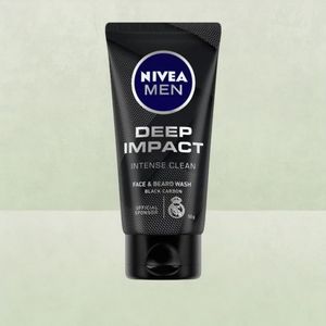 Nivea Men Face Wash Deep Impact Intense Clean For Beard & Face With Black Carbon