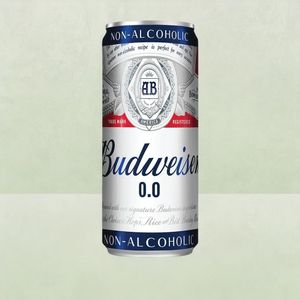 Budweiser 0 Non Alcoholic Beer Can