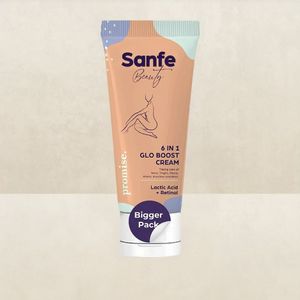 Sanfe Beauty 6-In-1 Glo Cream For Dark Body Parts Like Neck Ankles Knuckles Armpits Thighs Elbows