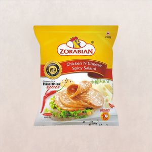 Zorabian Chicken N Cheese Spicy Salami