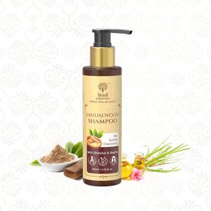 Khadi Essentials Sandalwood Shampoo With Shikakai & Reetha