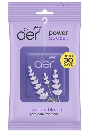 Godrej Aer Power Pocket Bathroom Freshener - Lavender Bloom