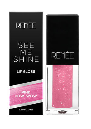 Renee See Me Shine Lip Gloss Pink PowWow