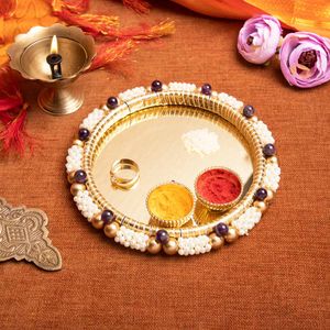 Puja Thali With Amethyst