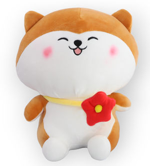 Babique Cat Flower Plush Soft Toy Cute Kids Animal Home Decor Boys/Girls (25 cm)