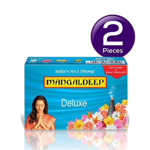 Mangaldeep Deluxe Dhoop - 20 Units (Free Matchbox Inside) 1 pc  X 2 Combo