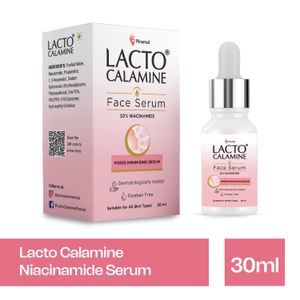 Lacto Calamine 10% Niacinamide Face Serum, Non Sticky To Minimise Pores
