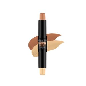 Swiss Beauty Double Trouble Duo Super Blendable Creamy Highlighter And Contour Shade - Medium Focus