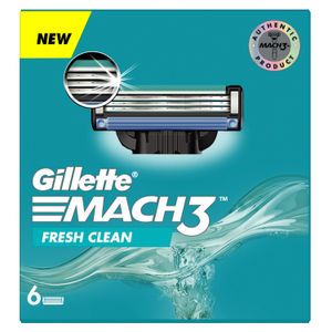 Gillette Mach3 Shaving Blades For Men (6 Cartridges)