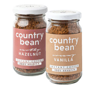 Country Bean Hazelnut Instant Coffee 50 gms(50gms) & Country Bean Vanilla Instant Coffee(50gms) Combo