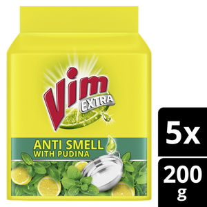 Vim Anti Smell Dishwash Bar Multipack